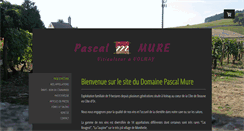 Desktop Screenshot of domaine-mure.com