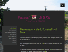 Tablet Screenshot of domaine-mure.com